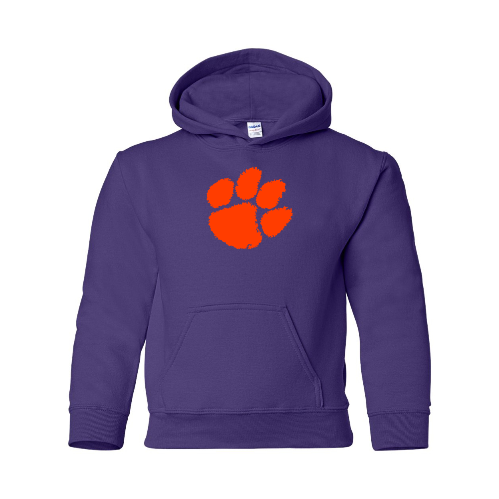 Youth Clemson Tigers Gildan Heavy Blend  Hooded Sweatshirt