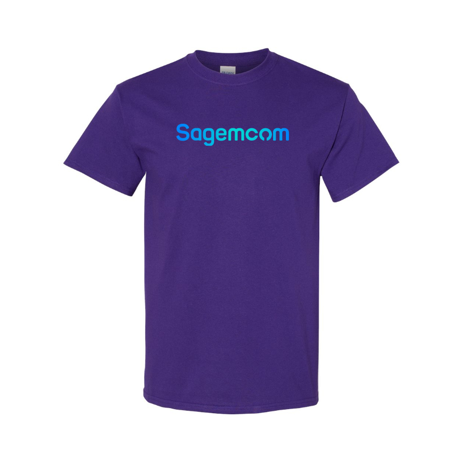 Men's Sagemcom Logo  Cotton T-Shirt