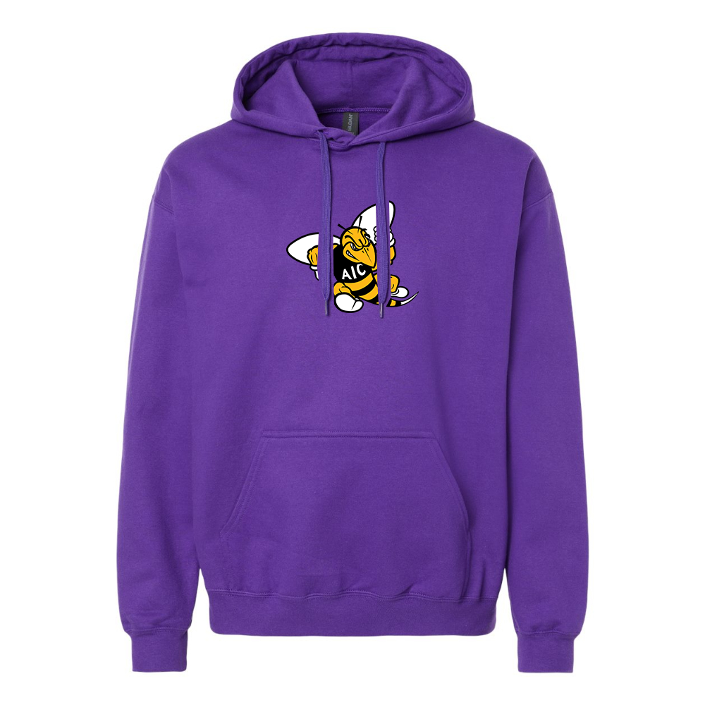 Men's AIC Yellow Jackets  Softstyle Midweight Hooded Sweatshirt