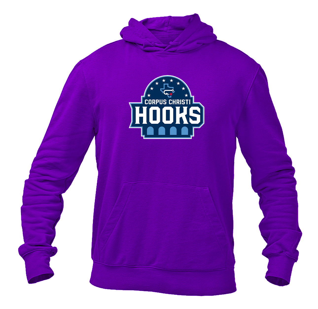 Men's Corpus Christi Hooks Logo Pullover Hoodie