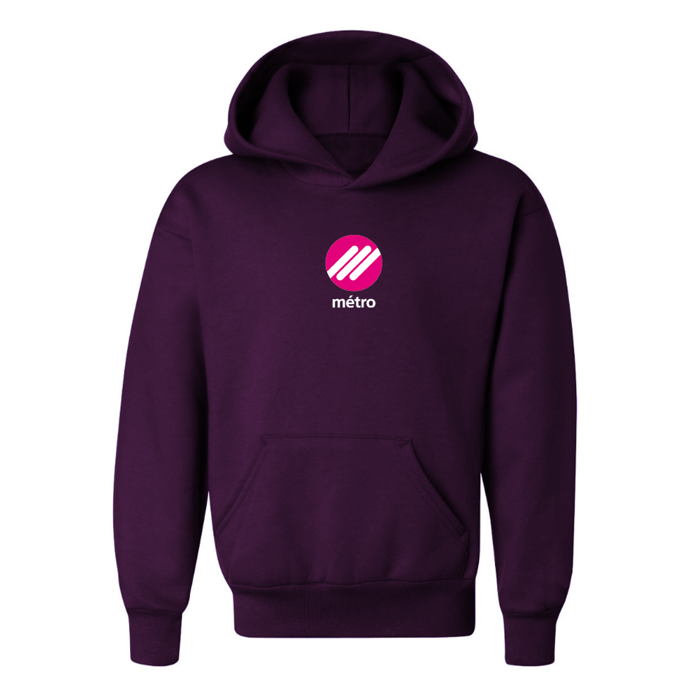 Youth Lausanne Métro Logo  Pullover Hoodie