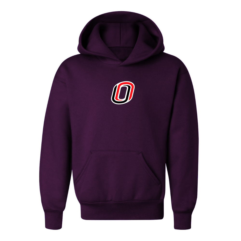 Youth Nebraska Omaha Mavericks Logo Pullover Hoodie