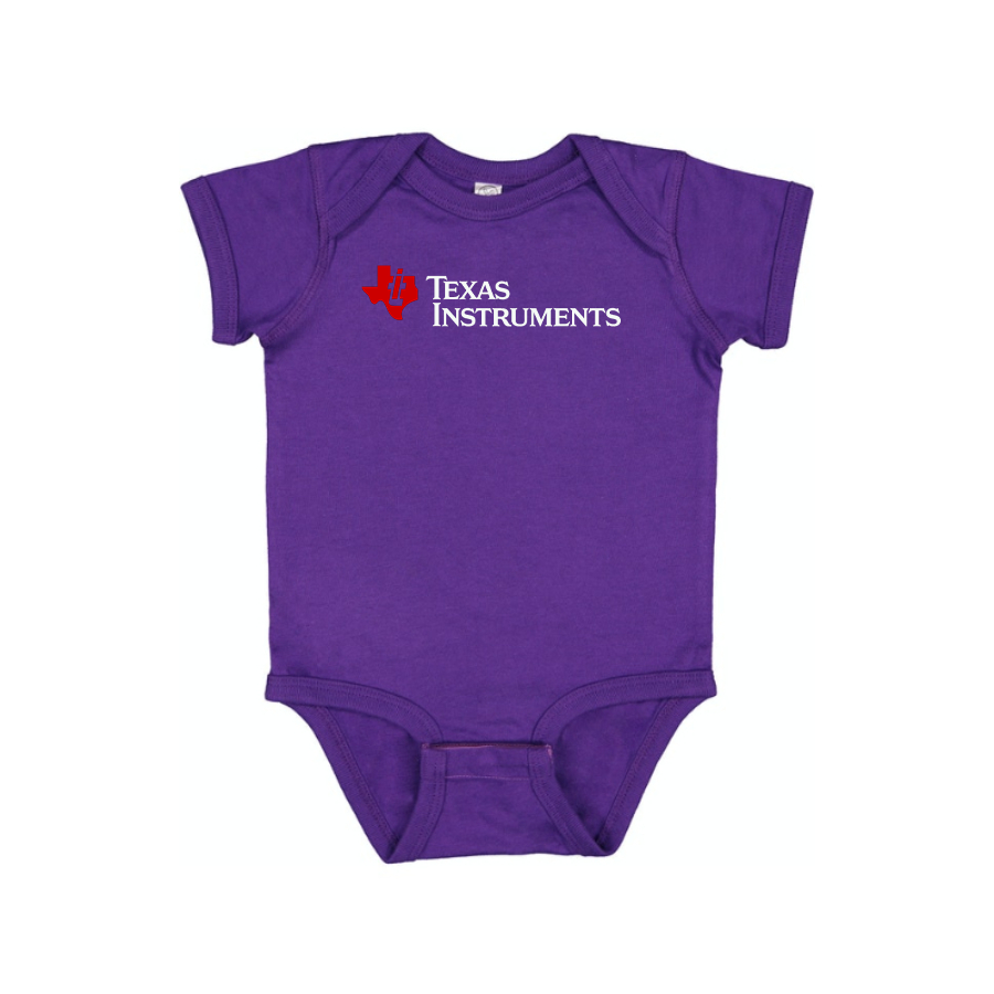 Texas Instruments Logo Baby Onesie Romper
