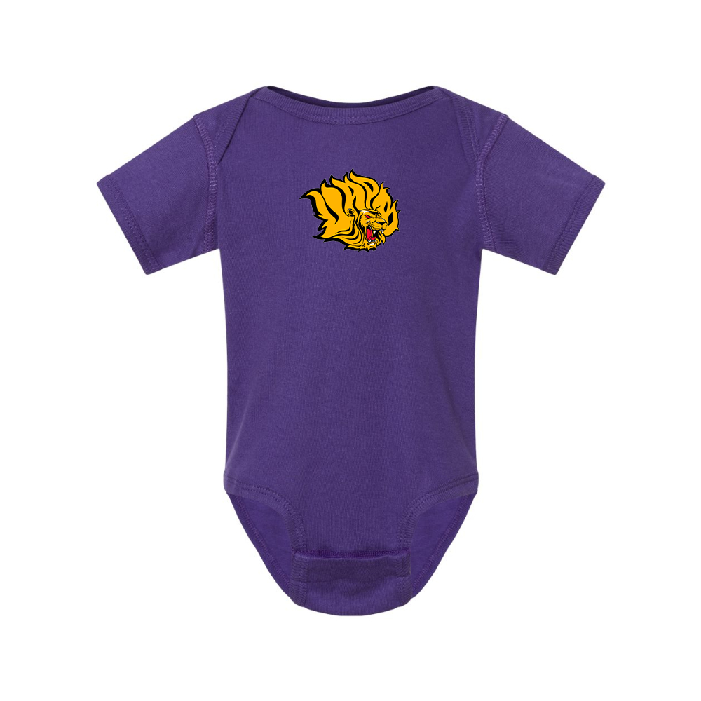 Arkansas PB Golden Lions Rabbit Skins Infant Baby Rib Bodysuit