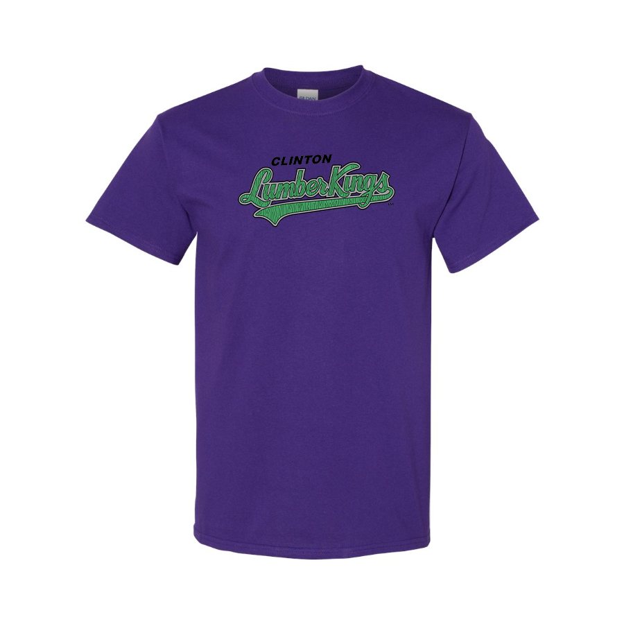 Men's Clinton LumberKings  Logo Cotton T-Shirt