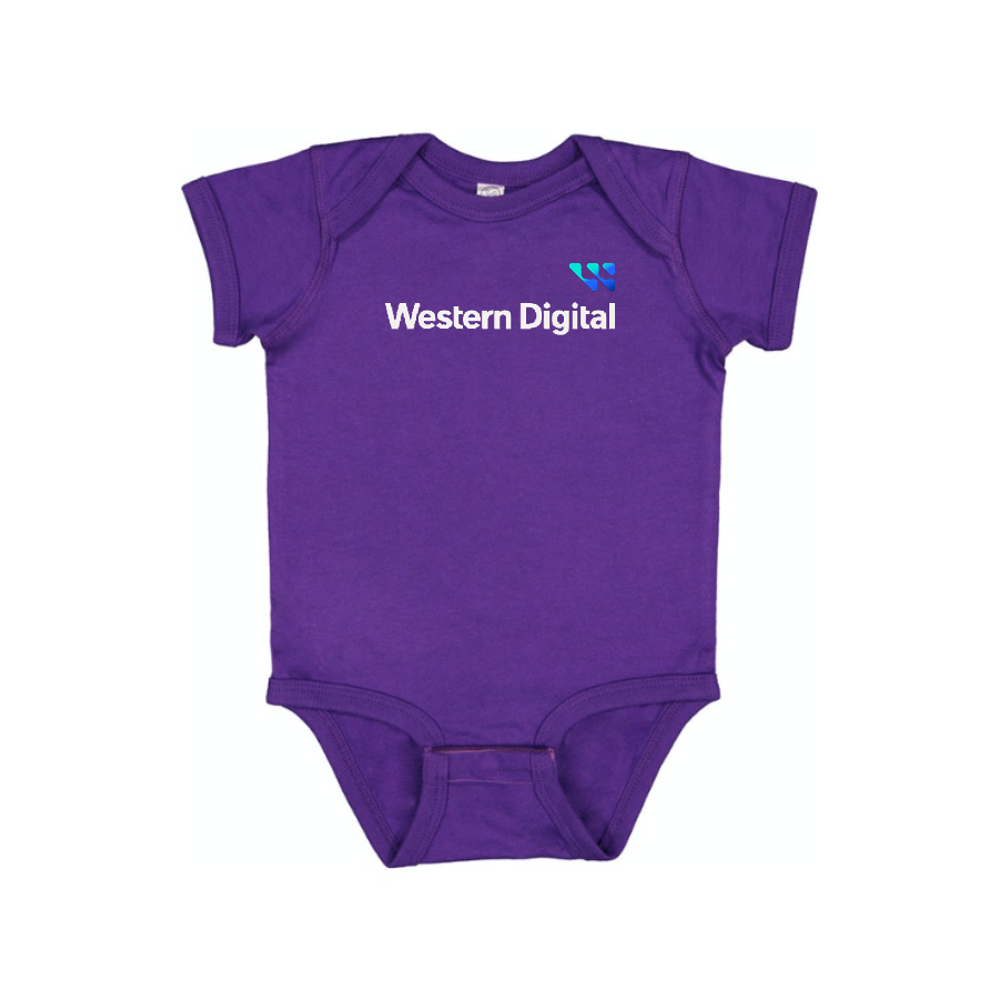Western Digital Logo Baby Onesie Romper