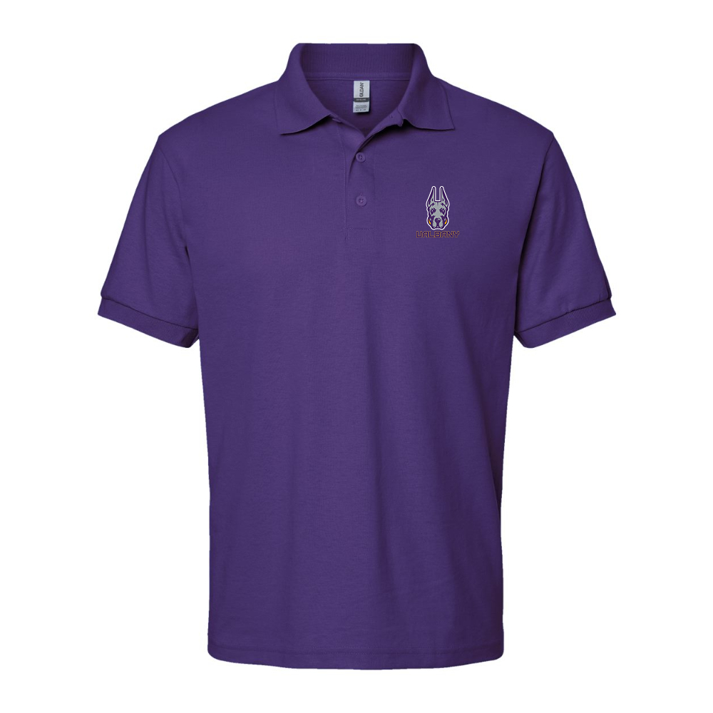 Men's Albany Great Danes Wildcats Dry Blend Jersey Polo