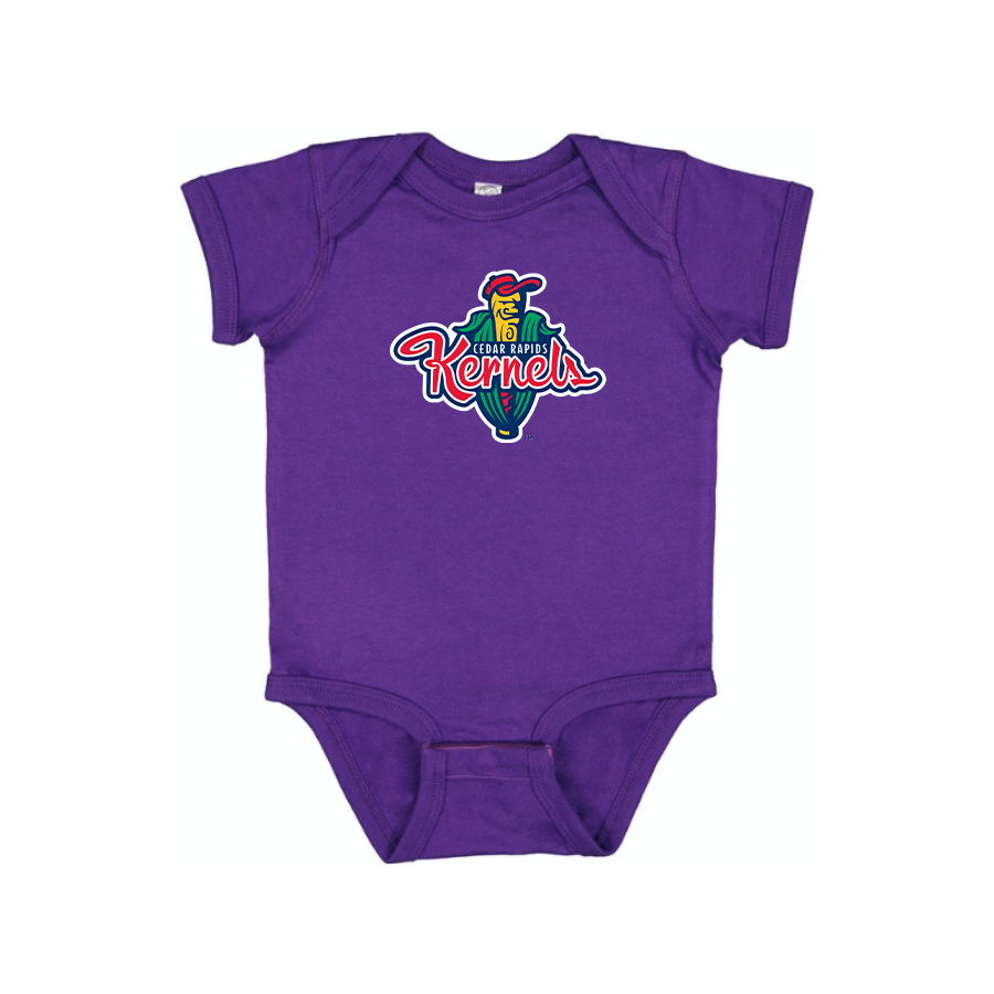Cedar Rapids Kernels Logo Baby Onesie Romper