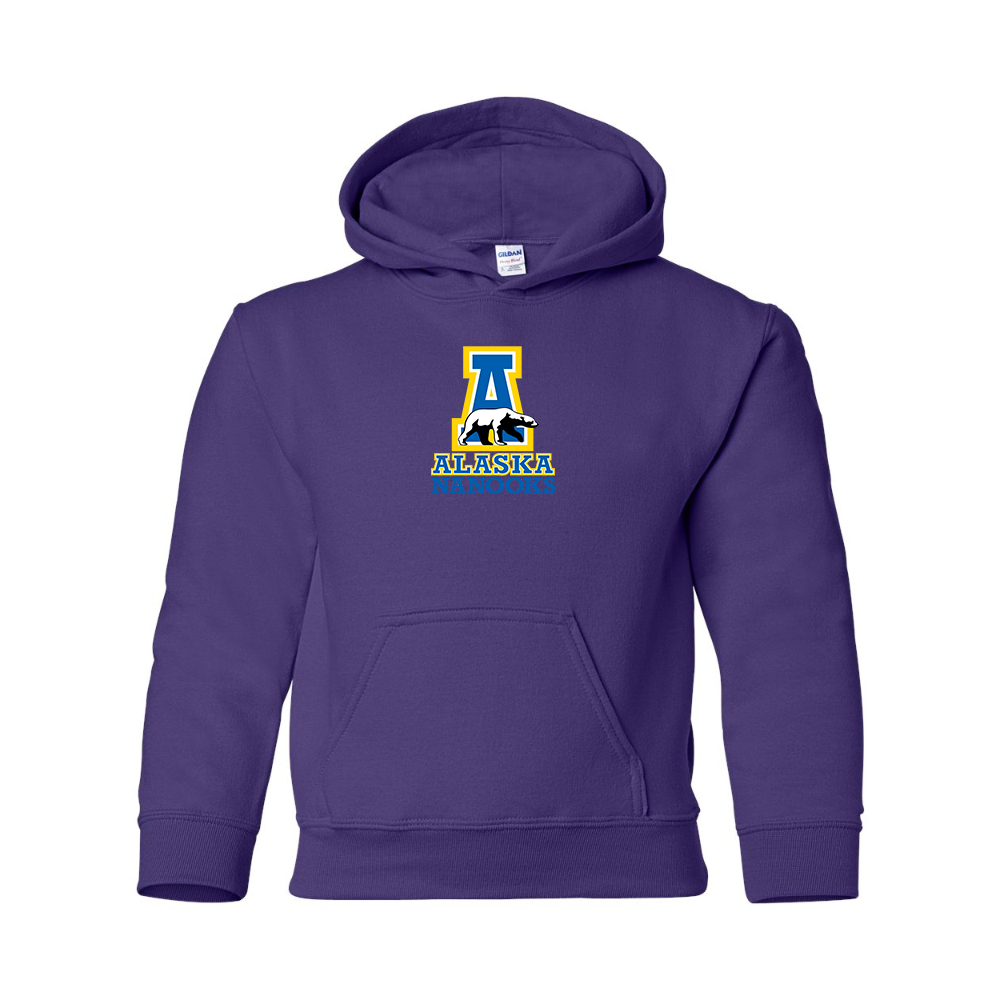 Youth Alaska Nanooks Gildan Heavy Blend  Hooded Sweatshirt