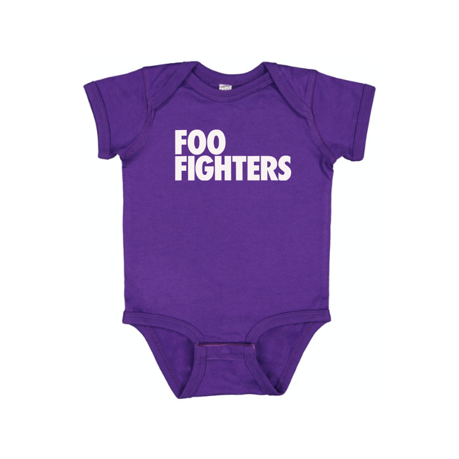 Foo Fighters Logo Baby Onesie Romper
