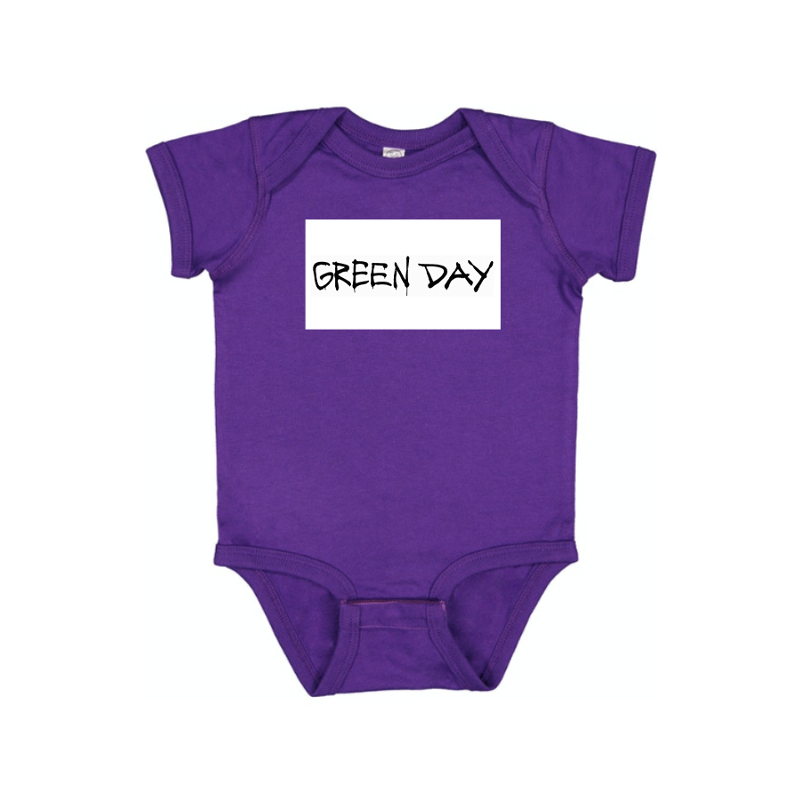 Green Day Logo Baby Onesie Romper