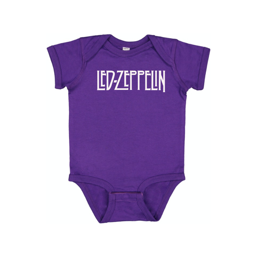 Led Zeppelin Logo Baby Onesie Romper