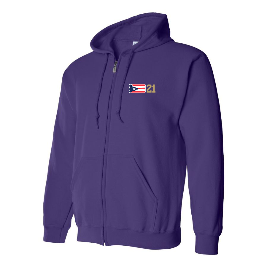 Men's Liga de Beisbol Profesional Roberto Clemente Logo Zipper Hoodie