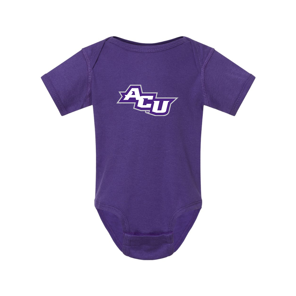 Abilene Christian Wildcats  Rabbit Skins Infant Baby Rib Bodysuit