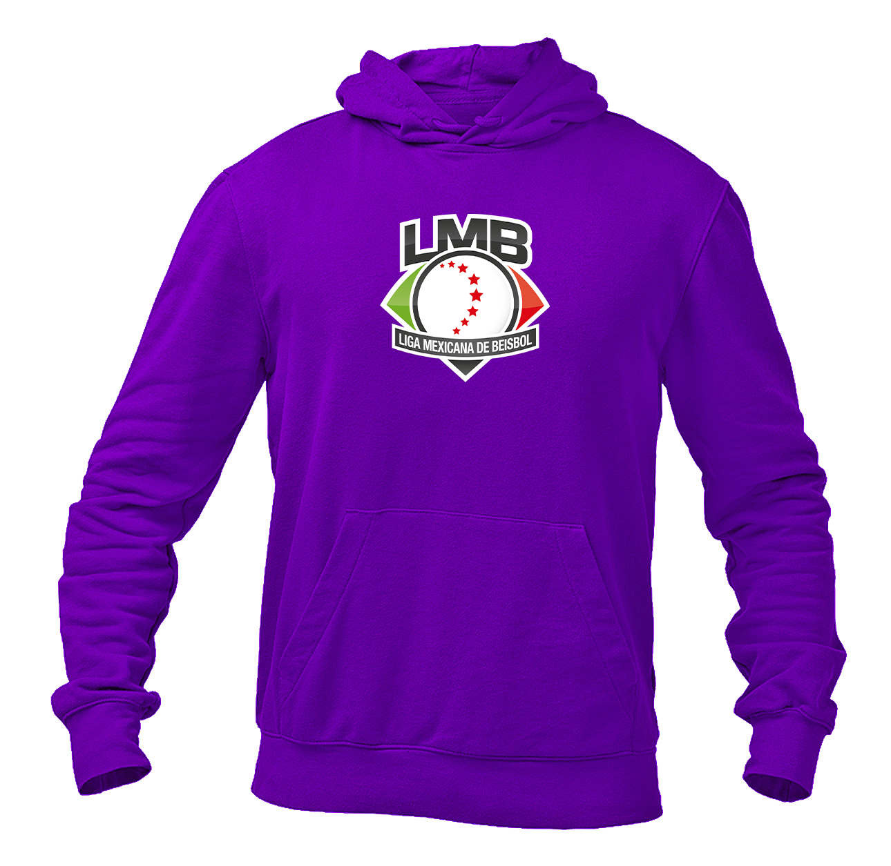 Men's Liga Mexicana de Béisbol Logo Pullover Hoodie