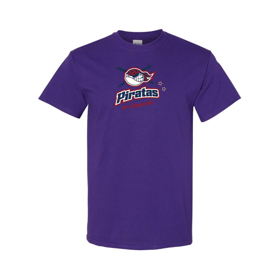 Men's Campeche Piratas  Logo Cotton T-Shirt