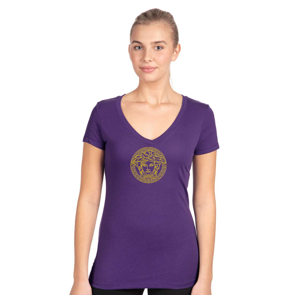 Women's   Versace Thumbnail  Next Level V-Neck T-Shirt