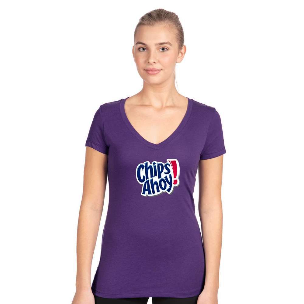 Women's Chips Ahoy Next Level V-Neck T-Shirt