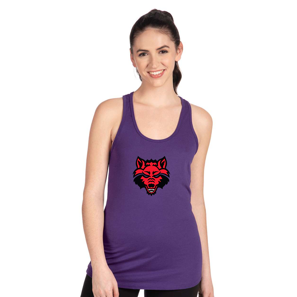 Women's  Arkansas State Red Wolves Next Level Ideal Racerback Tank