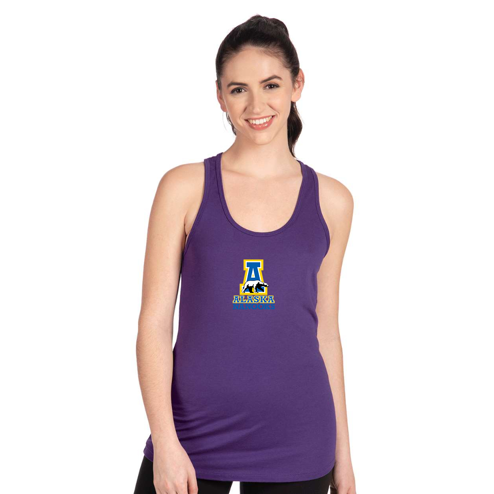 Women's Alaska Nanooks  Next Level Ideal Racerback Tank