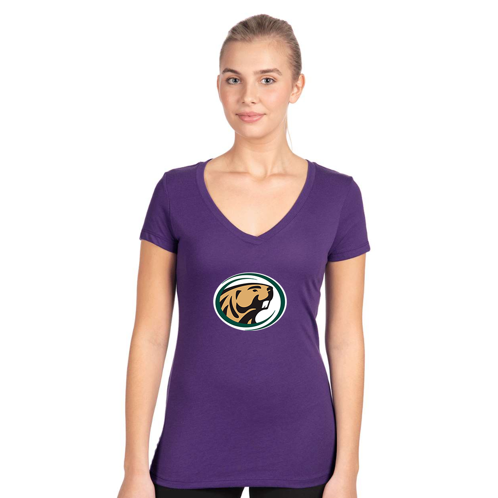 Women's  Bemidji State Beavers Next Level V-Neck T-Shirt