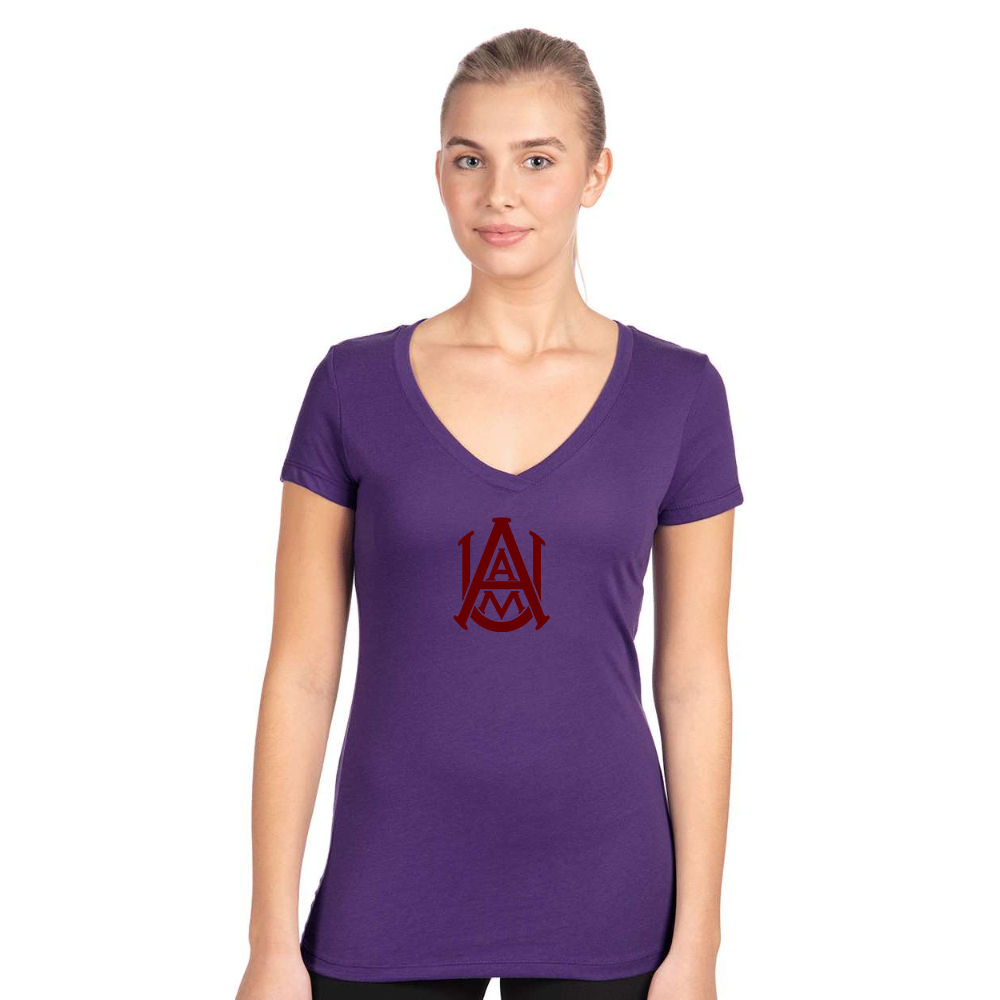 Women's Alabama AM Bulldogs Next Level V-Neck T-Shirt