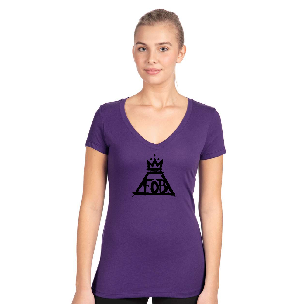 Women's Fall Out Boy Next Level V-Neck T-Shirt