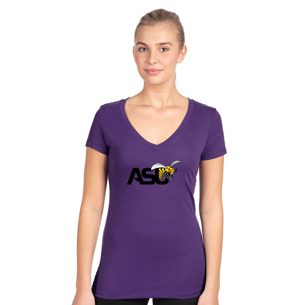 Women's Alabama State Hornets Next Level V-Neck T-Shirt
