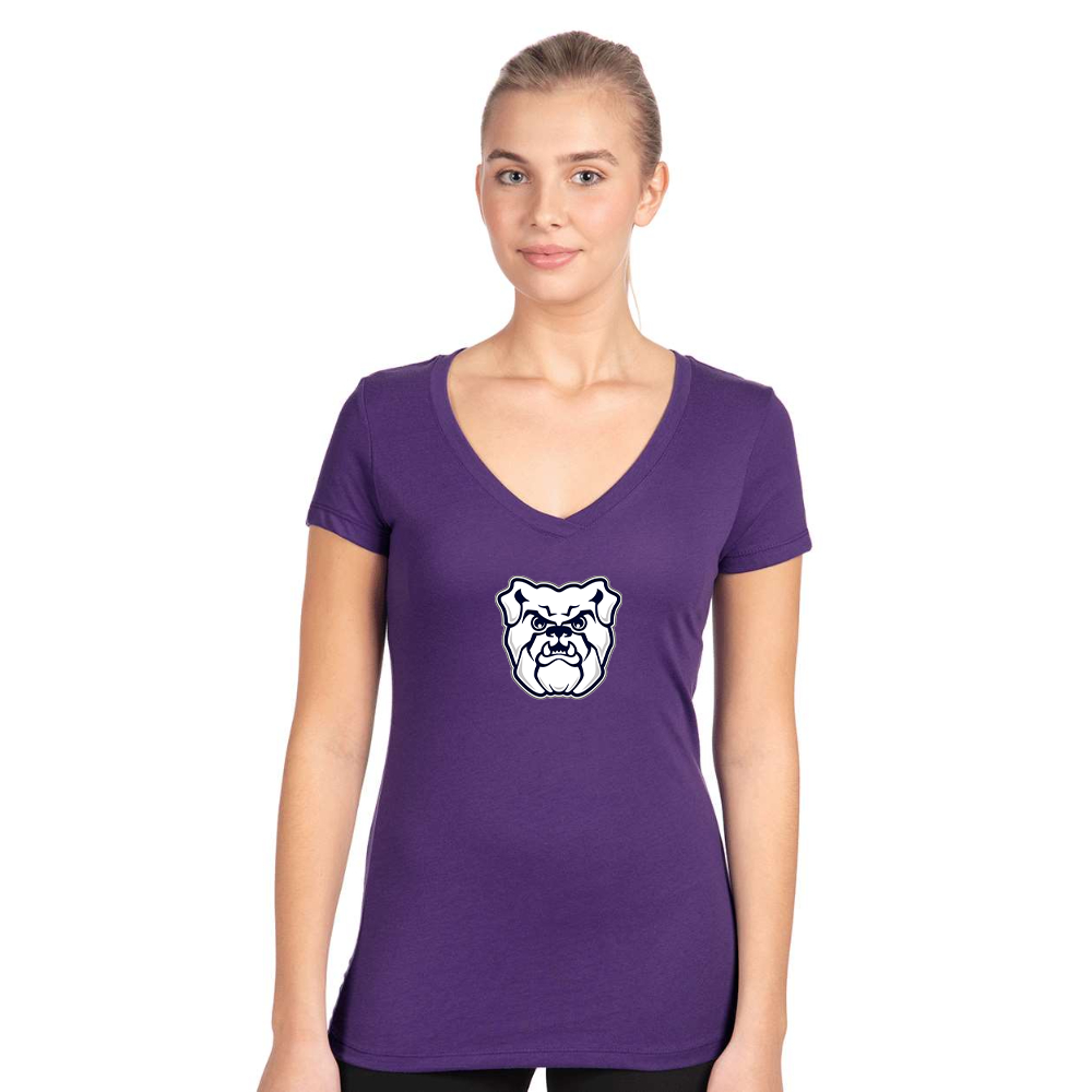 Women's Butler Bulldogs   Next Level V-Neck T-Shirt