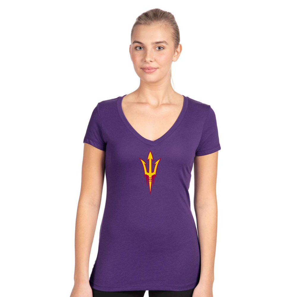 Women's  Arizona State Sun Devils  Next Level V-Neck T-Shirt
