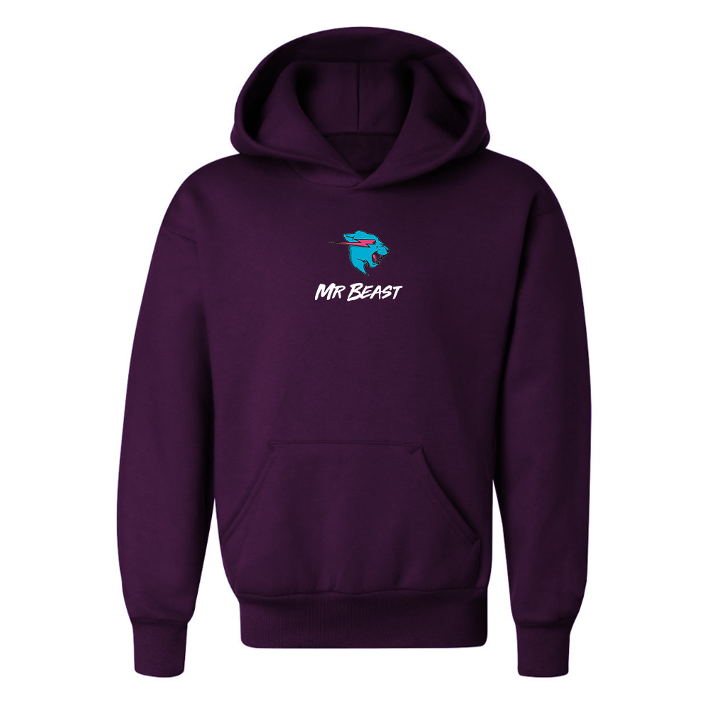 Youth Mr Beast Logo Pullover Hoodie