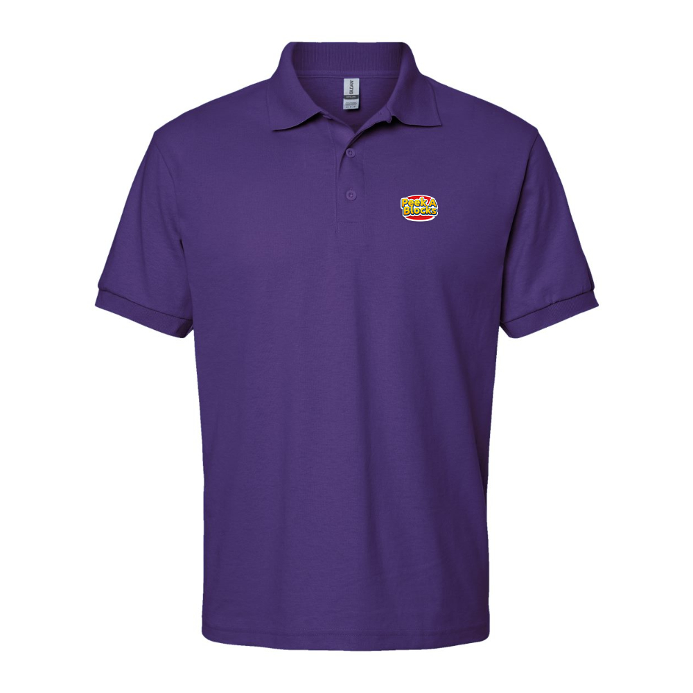 Men's  Peek A Blocks Dry Blend Jersey Polo