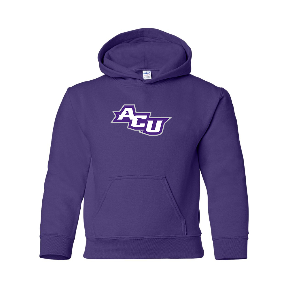 Youth Abilene Christian Wildcats  Gildan Heavy Blend  Hooded Sweatshirt