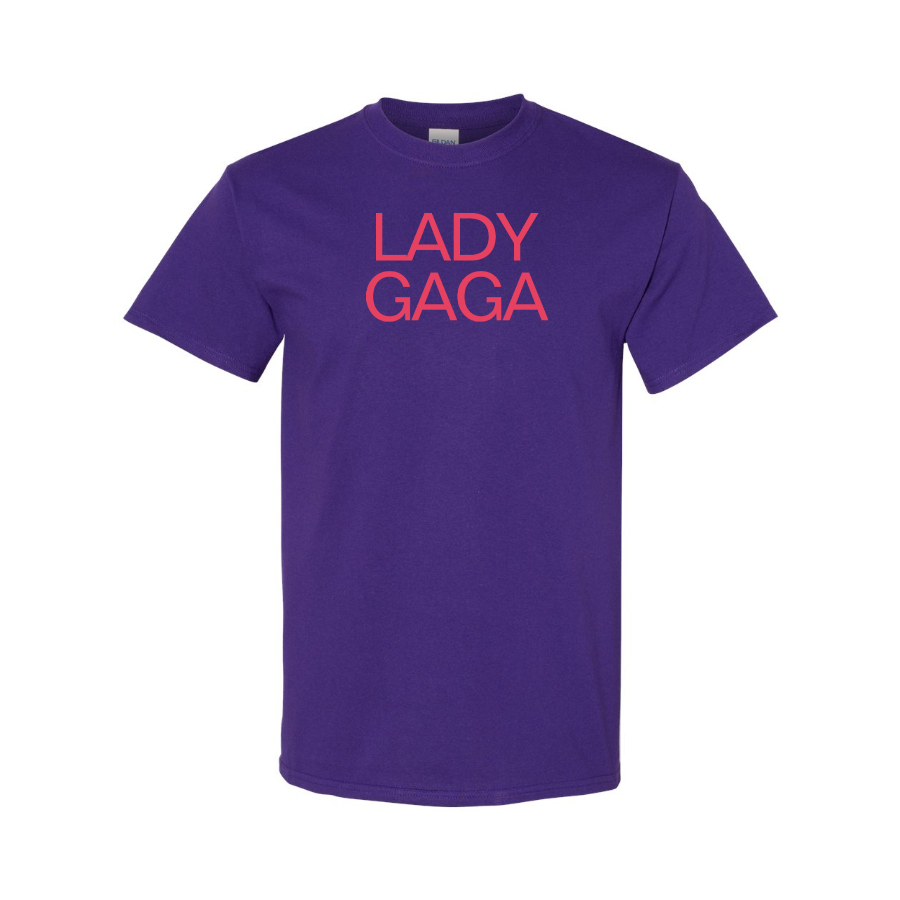 Men's Lady Gaga Logo Cotton T-Shirt
