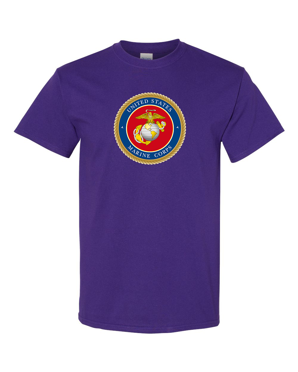Men's USMC Emblem Gildan Heavy Cotton T-Shirt