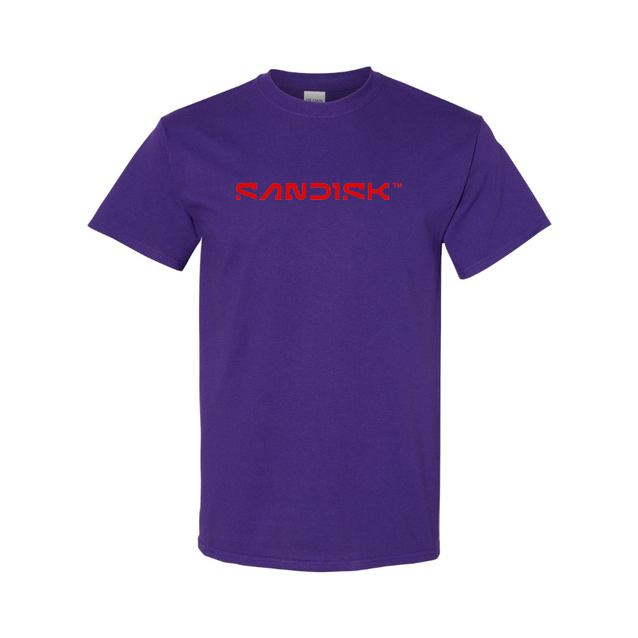 Men's SanDisk Logo  Cotton T-Shirt