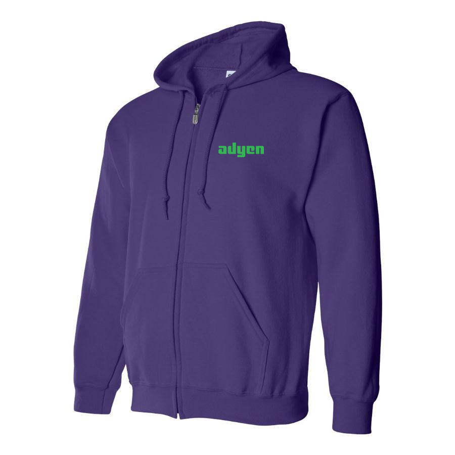 Men's Adyen Logo Zipper Hoodie