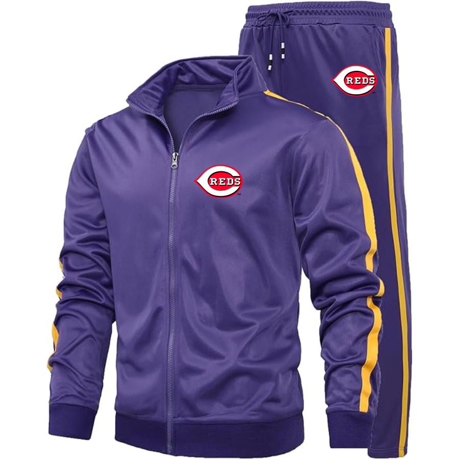 Men's Cincinnati Reds Logo Dri-Fit TrackSuit