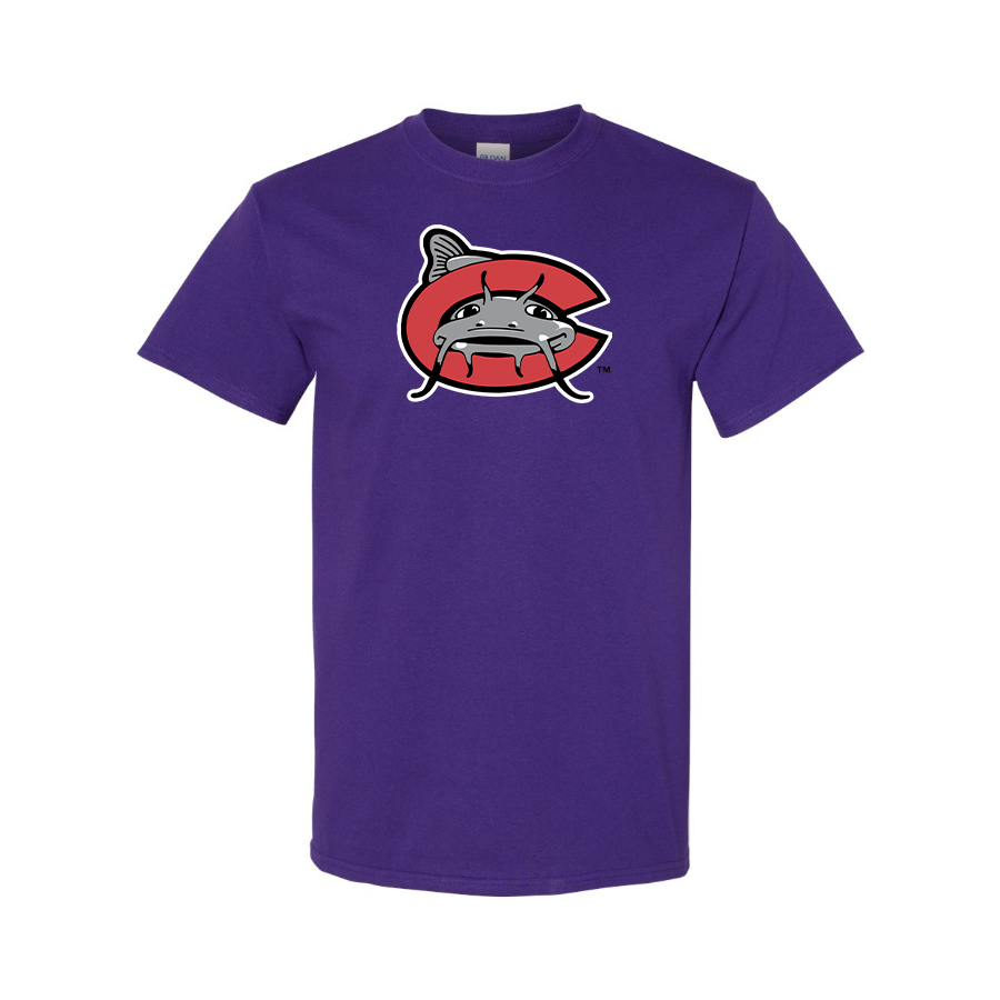 Men's Carolina Mudcats Logo Cotton T-Shirt
