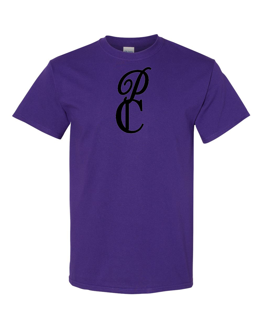 Men's P & C Black   Gildan Heavy Cotton T-Shirt