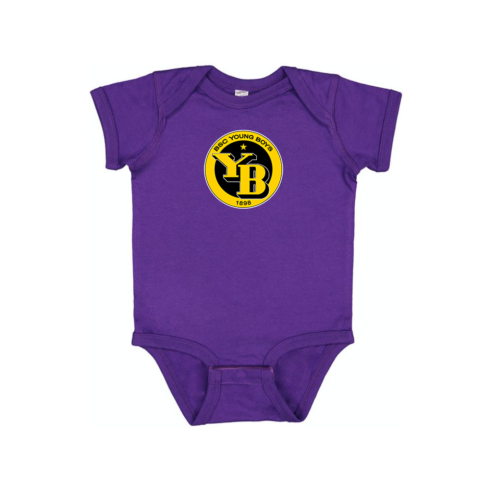 Young Boys Soccer Baby Onesie Romper
