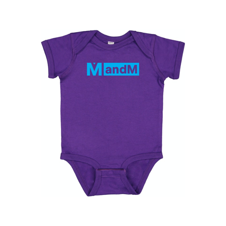 MandM Logo Baby Onesie Romper
