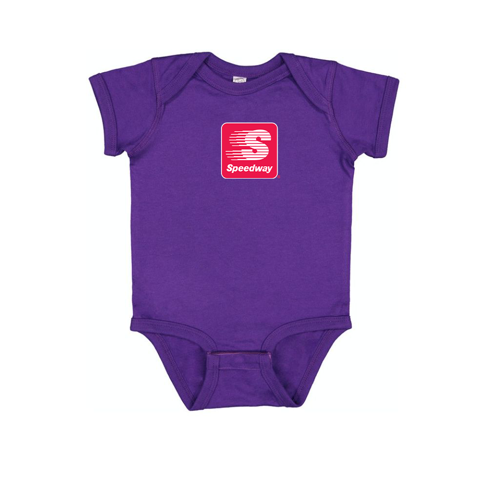 Speedway Gas Station  Logo Baby Onesie Romper