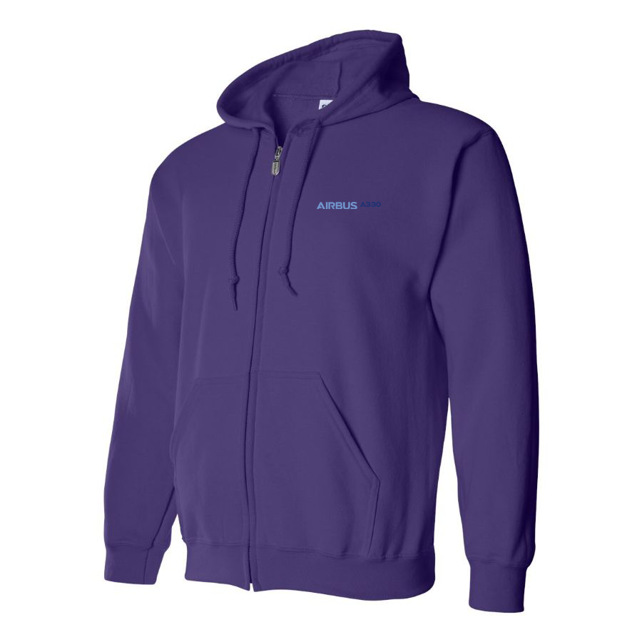 Men's A330 Logo Zipper Hoodie