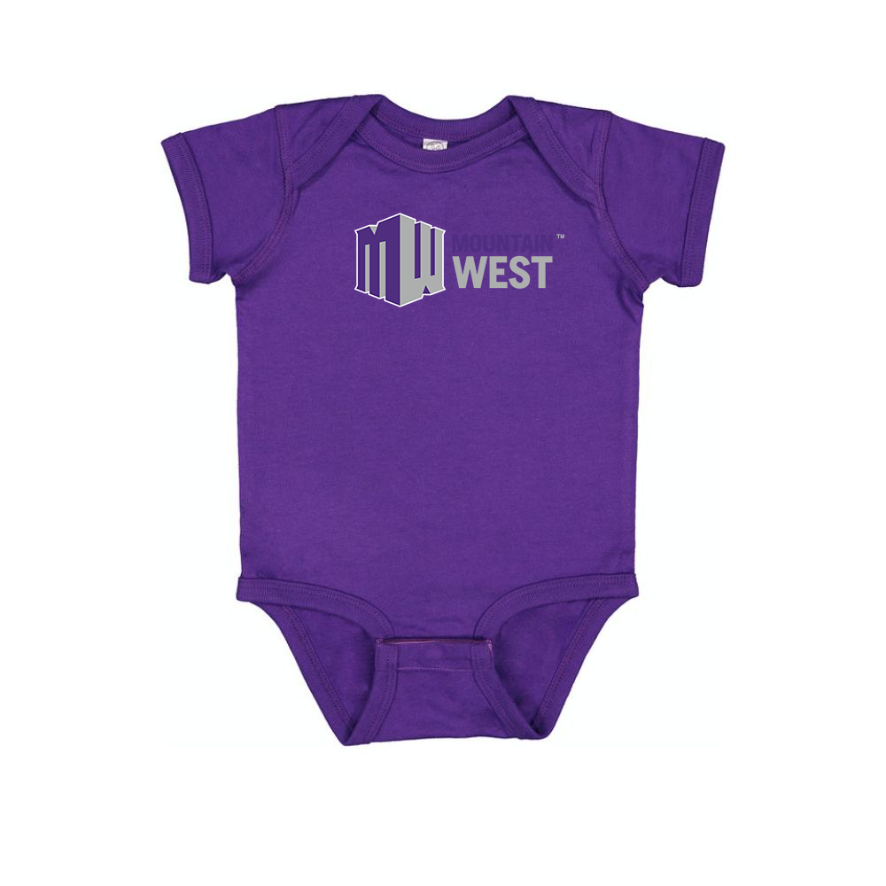 Mountain West Conference Logo Baby Onesie Romper