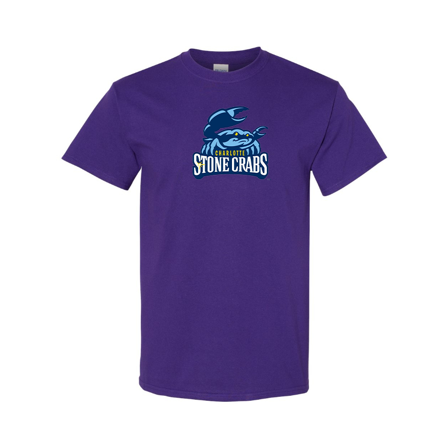 Men's Charlotte Stone Crabs Logo Cotton T-Shirt