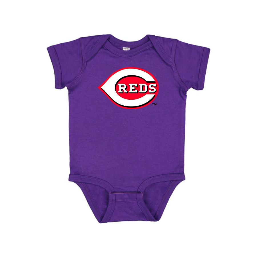 Cincinnati Reds Logo Baby Onesie Romper