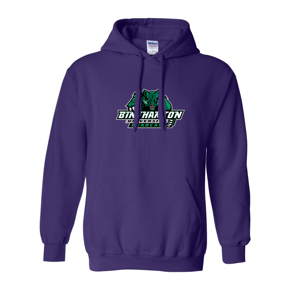 Men's Binghamton Bearcats  Gildan  Heavy Blend Hooded Sweatshirt