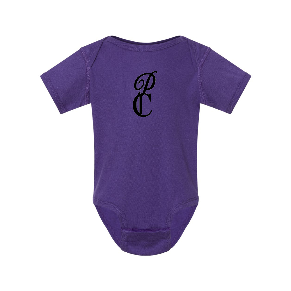 P & C Black  Rabbit Skins Infant Baby Rib Bodysuit