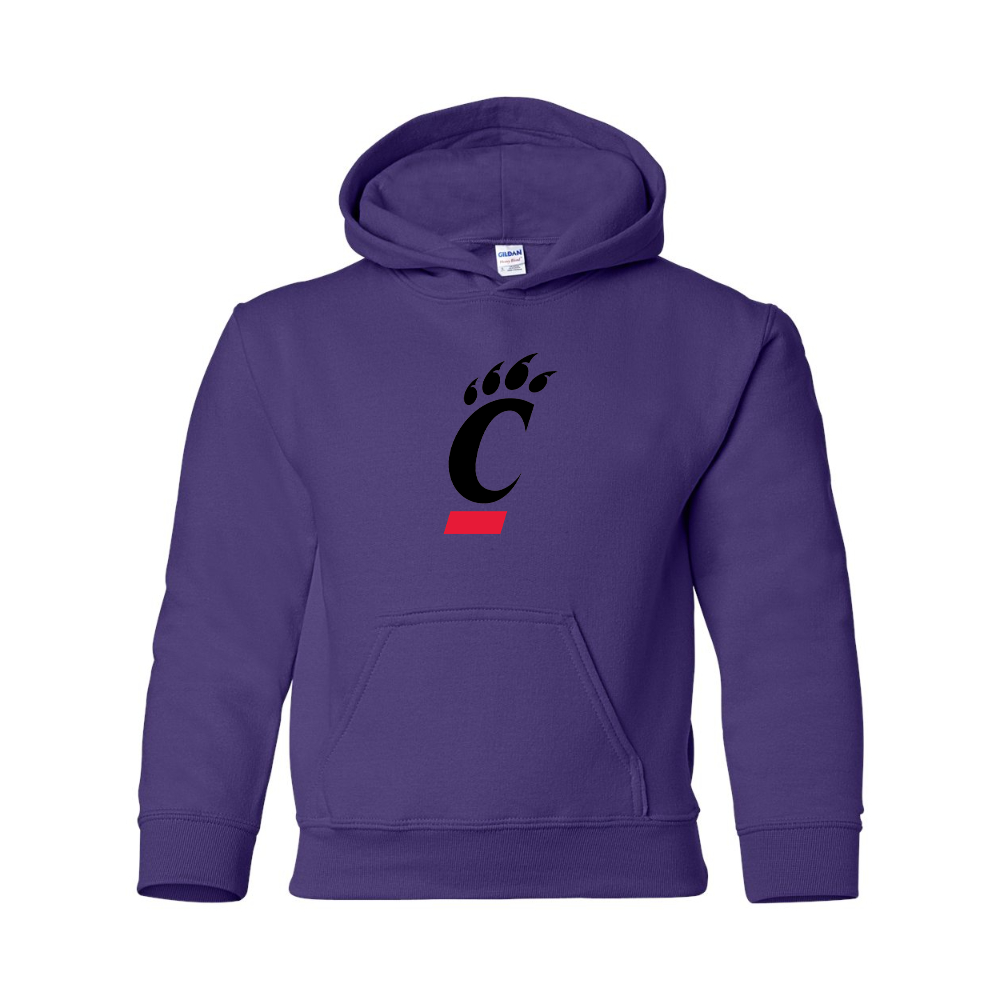 Youth  Cincinnati Bearcats Gildan Heavy Blend  Hooded Sweatshirt